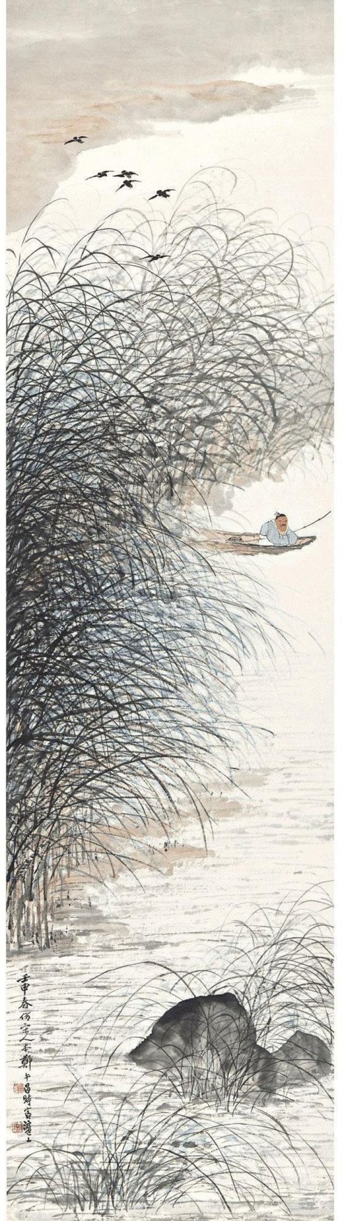 郑午昌花鸟,丝鬓散人郑午昌百幅绘画作品赏析