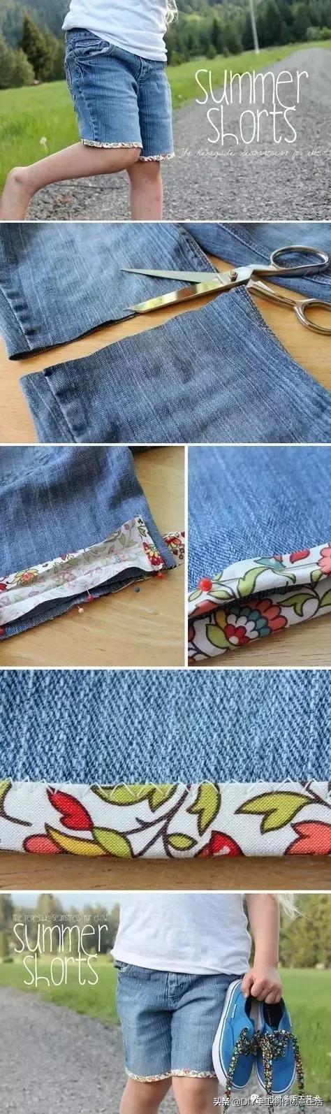 有没有比较有创意的牛仔裤改造,不要的牛仔裤改造大全教程