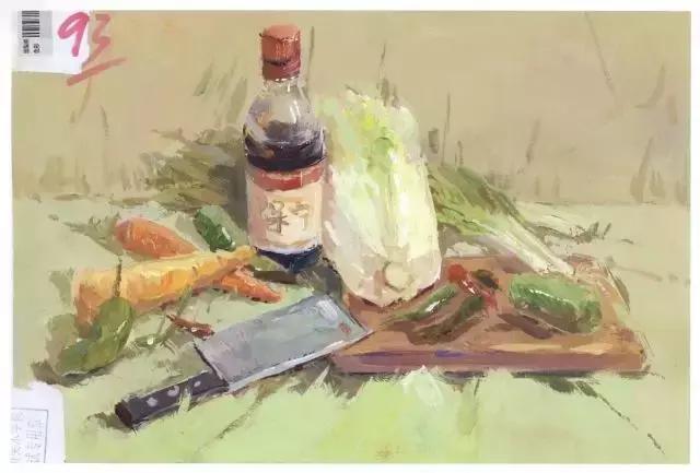 中国美院高分卷鉴赏,西安美院往年高分卷