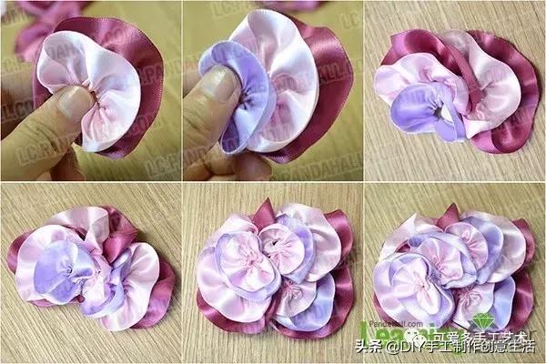 丝带做花带,做花带的教程