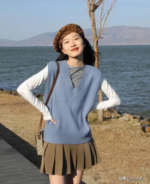 赵露思校园风穿搭,学院风穿搭赵露思最新