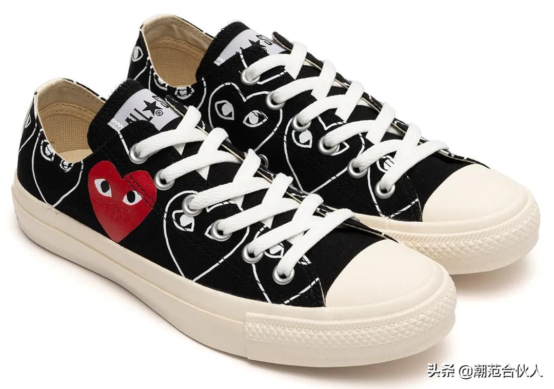 匡威爱心联名,情人节限定匡威allstar粉色爱心