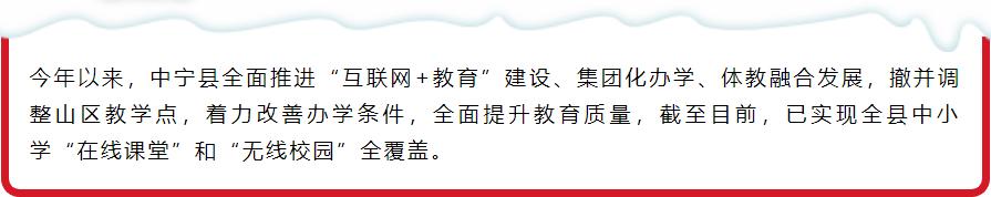 中宁互联网教育培训,信息化试点学校