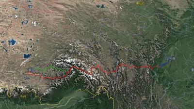 318国道最险的道路,318国道最危险路线实拍