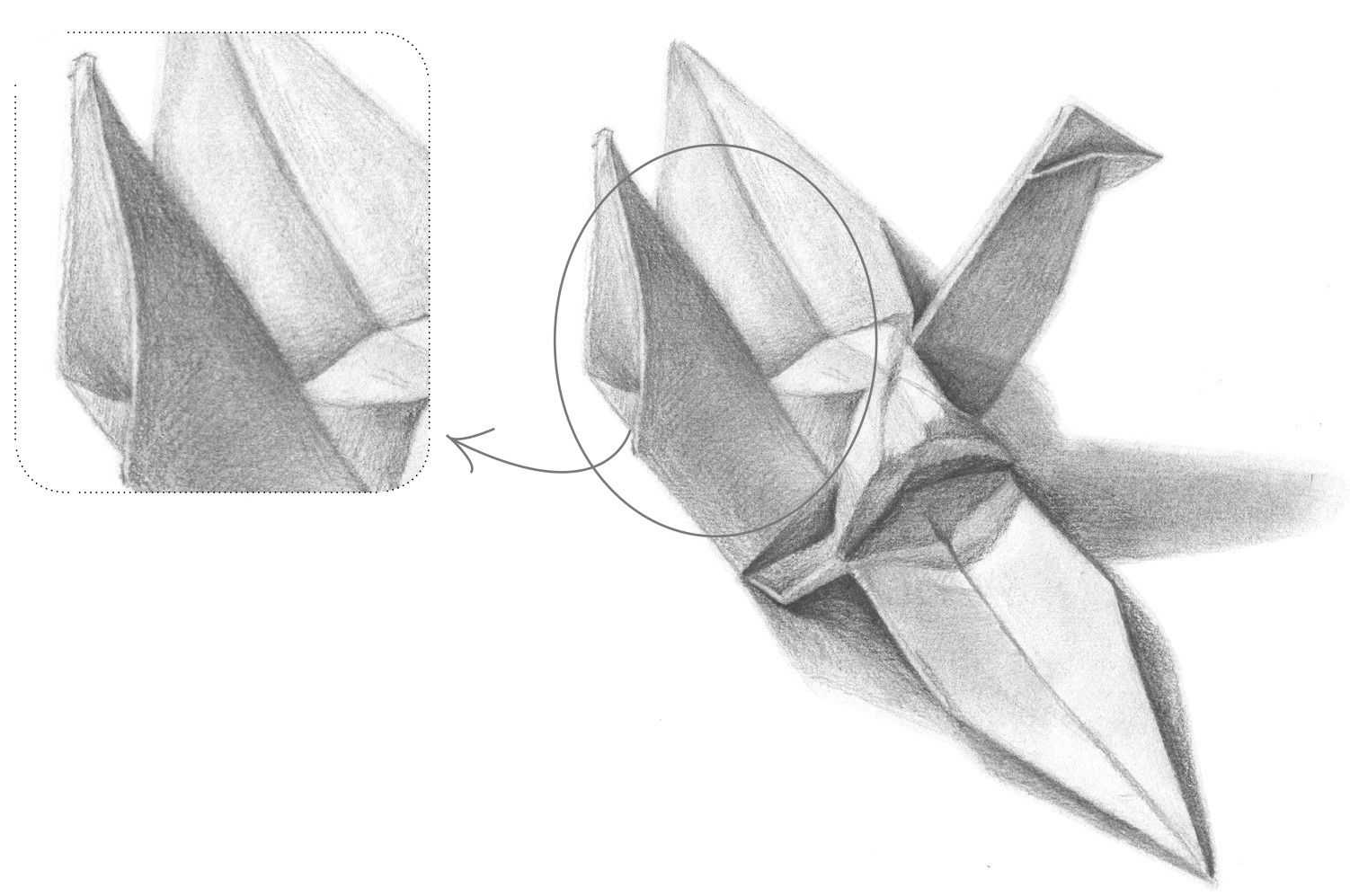 纸鹤的画法大全,简单易学的纸鹤教程