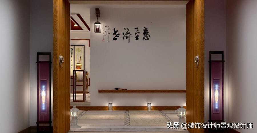 50平米禅意中医养生馆设计图,中医养生理疗会所设计