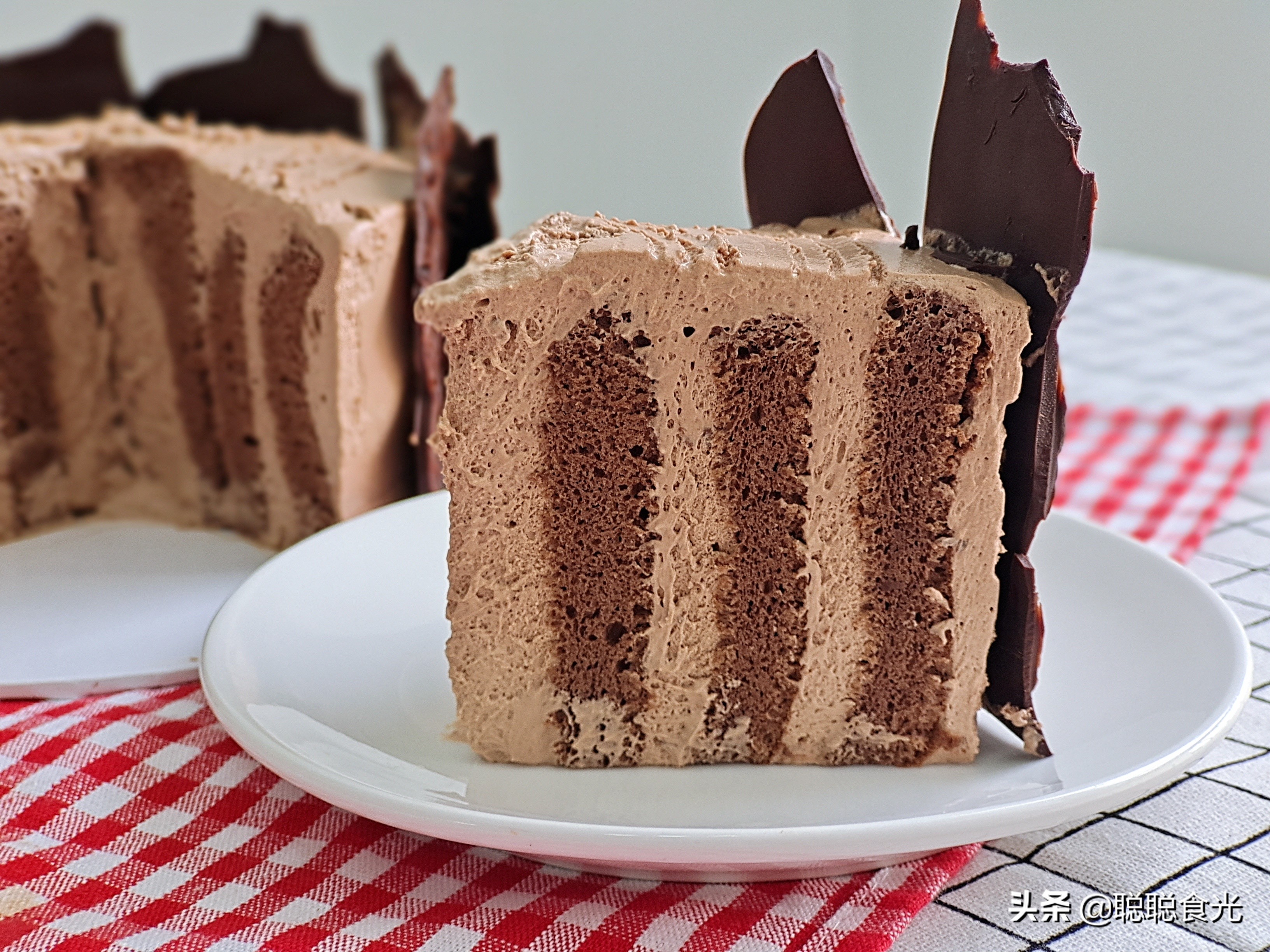 巧克力圣诞树蛋糕制作方法,圣诞节奶油巧克力蛋糕