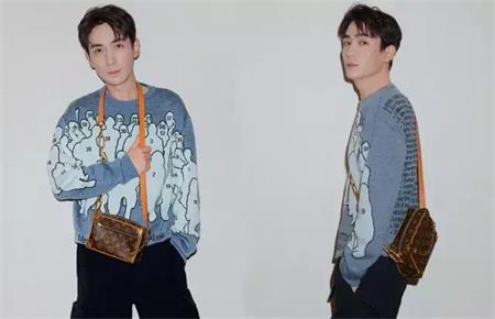 lv黑盒子包男款,lv软盒子男包上身