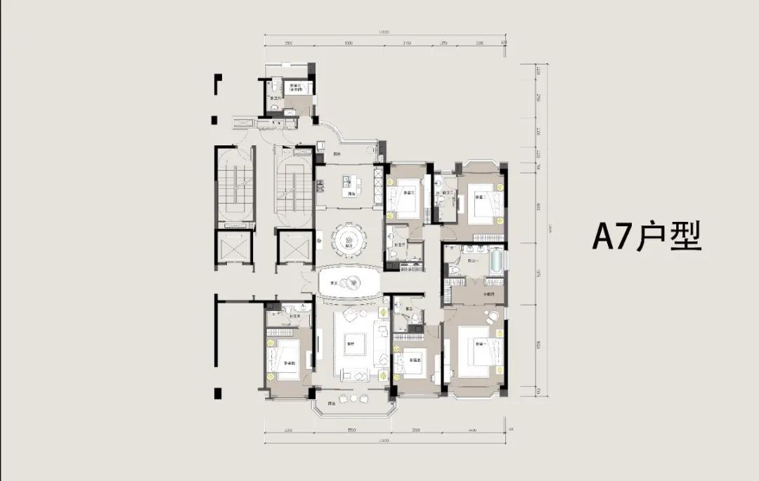 403平米大平层豪宅,332平方大平层江景