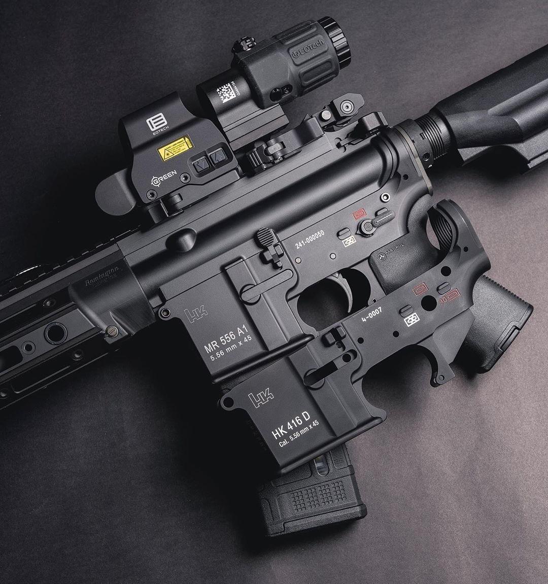 美军hk416和mk18,美军为什么喜欢用hk416