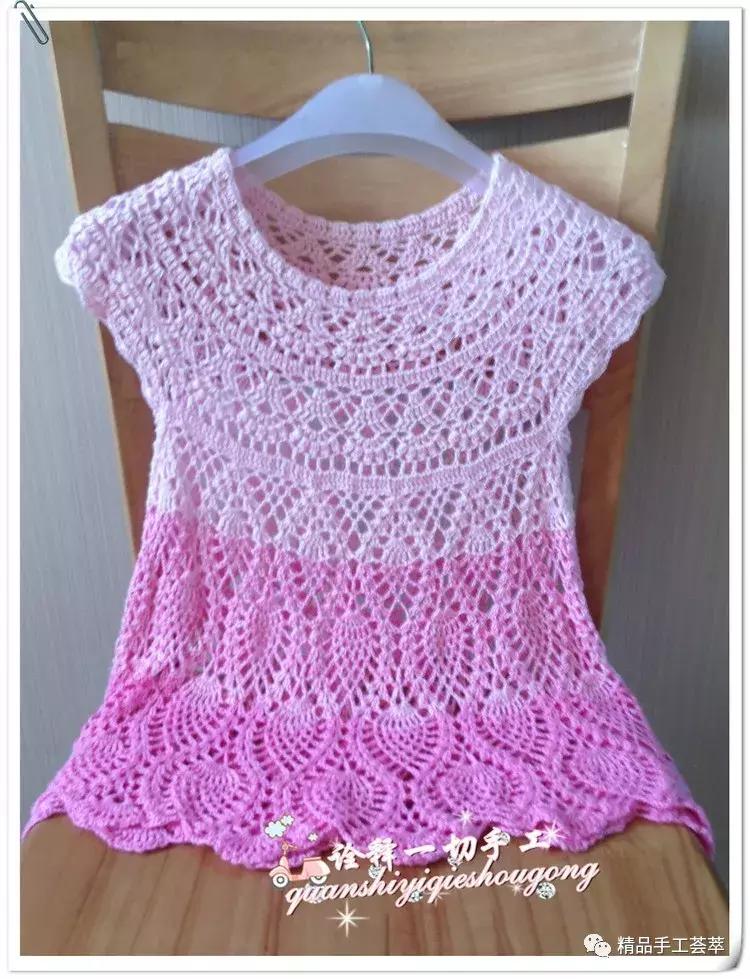 夏季穿的菠萝裙用什么线钩最好,半身菠萝裙钩法视频教程全集