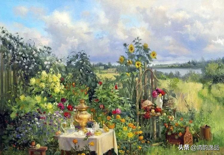 俄罗斯画家经典油画风景作品欣赏,俄罗斯艺术家尤金油画