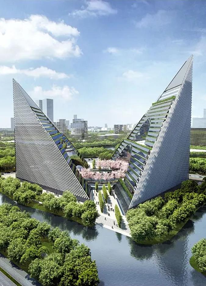 杭州vivooppo全球总部,vivo杭州总部大楼效果图