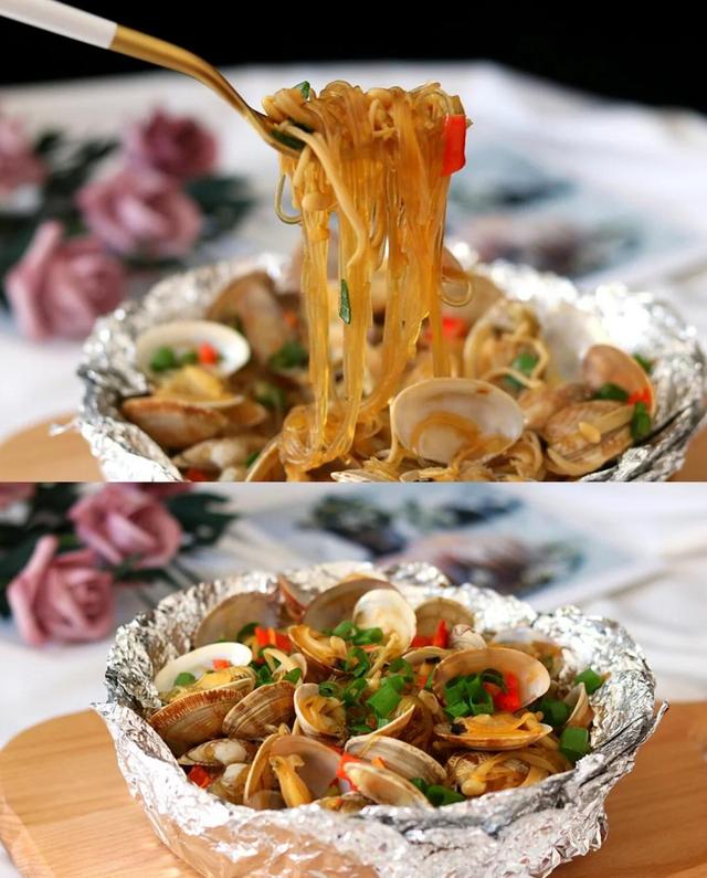 锡纸花甲粉怎么做才好吃,锡纸花甲粉和煲仔花甲粉一样吗