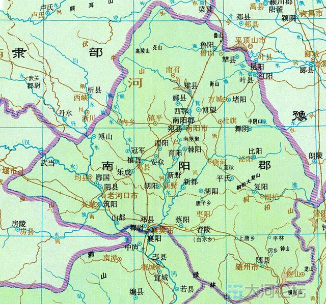 南阳郡与南郡以汉水为界吗,南阳郡与襄阳郡是以汉江为界吗