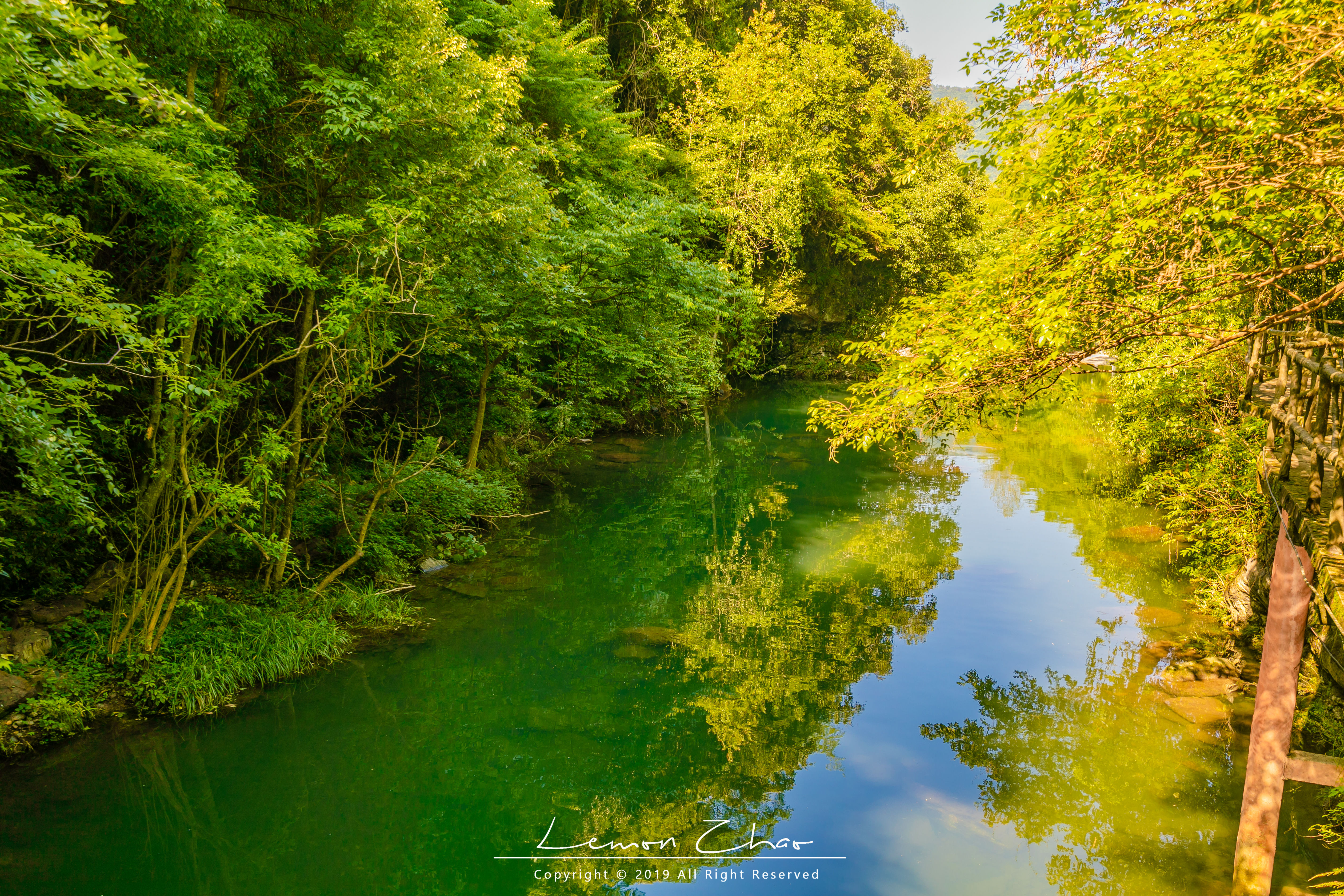 藏于山水之间的避暑胜地,安徽九寨沟风光