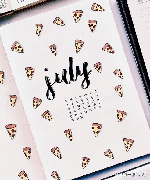 新手小白weeks手账排版,11月日历手帐教程无贴纸