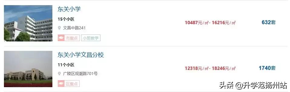 扬州最差三所学校,扬州东关小学文昌分校口碑怎样