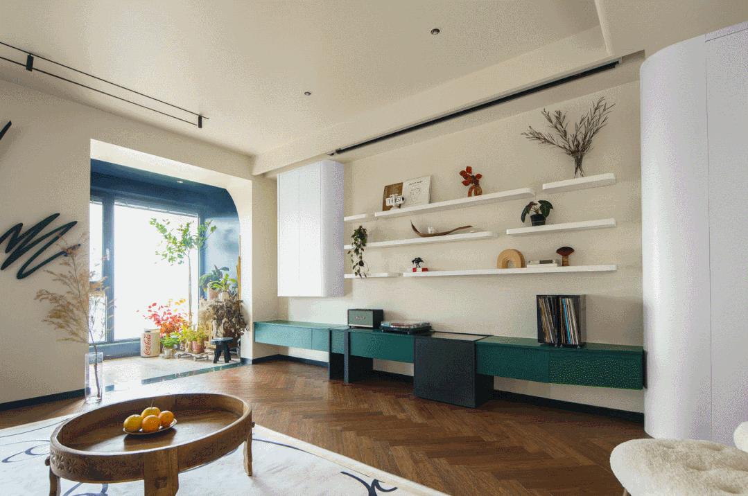 155㎡圆弧空间，三代同堂的无代沟共处