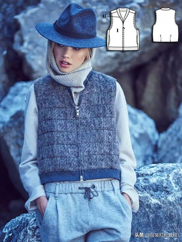 时装设计图手绘教程,服装制版图案大全