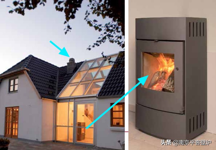 壁炉烟囱怎么装不回烟,想装壁挂炉但只留了俩孔