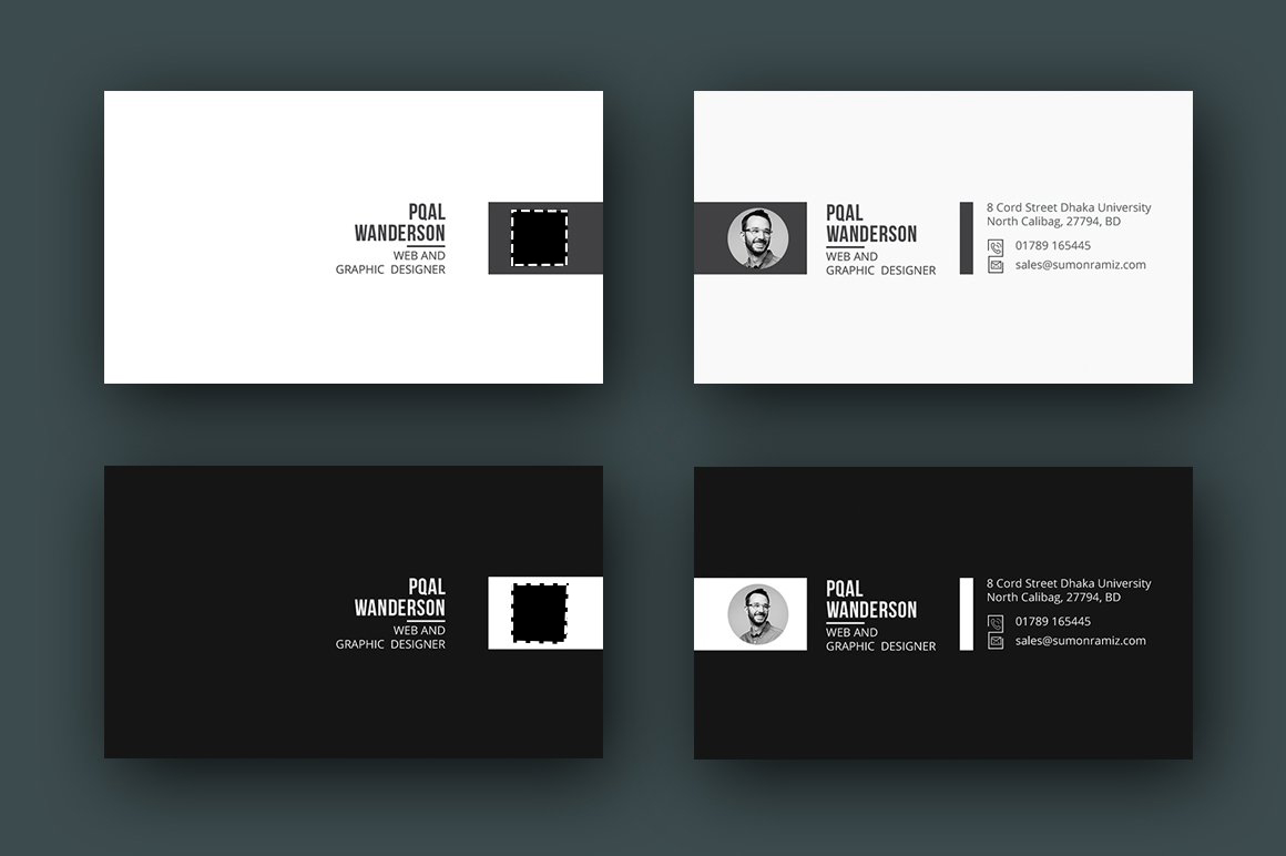 商务名片设计简单英语,商务大气名片设计