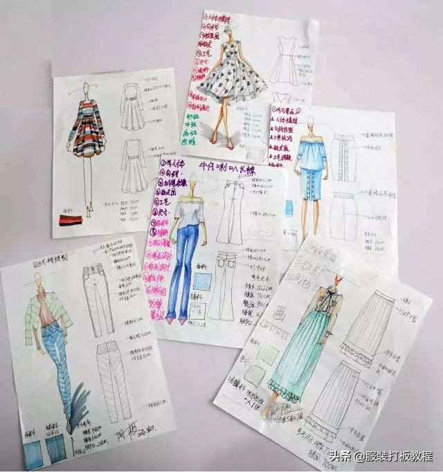 服装设计要求怎么写,服装设计的基本设计图