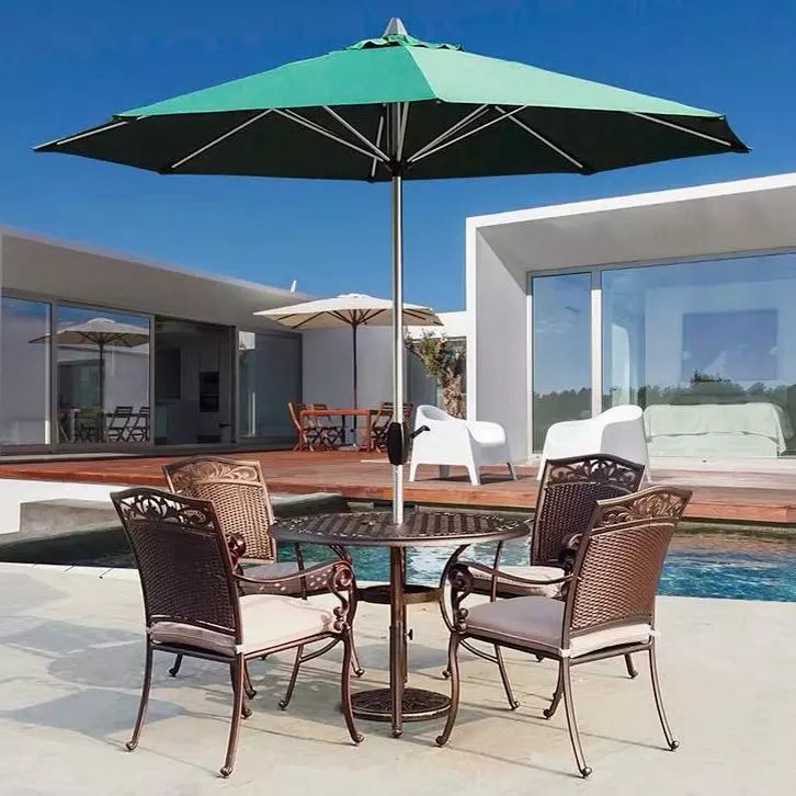 户外遮阳伞使用技巧图片,户外遮阳伞选择方式