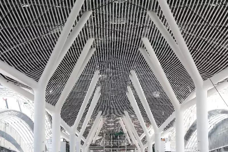 深圳国际会展中心建筑布局图,深圳国际会展中心建造过程