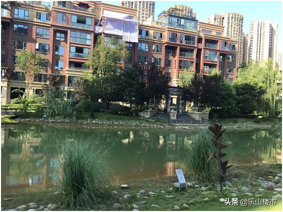 乐山住宅景观,乐山小区景观造雾