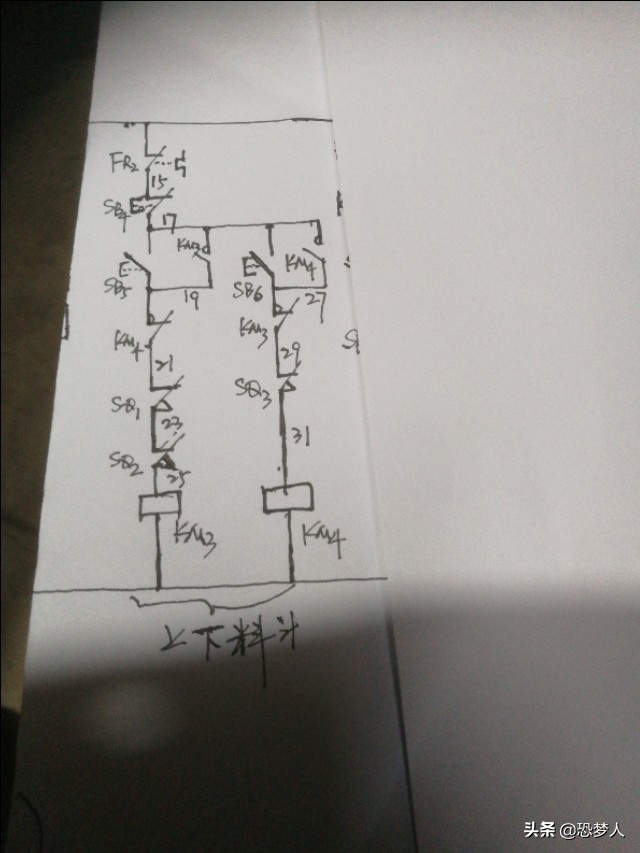 混凝土输送泵电气原理图,混凝土搅拌机的控制线路图