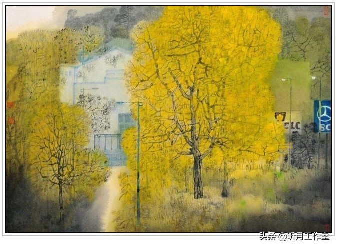 卢禹舜中国画欣赏,卢禹舜先生山水画创作