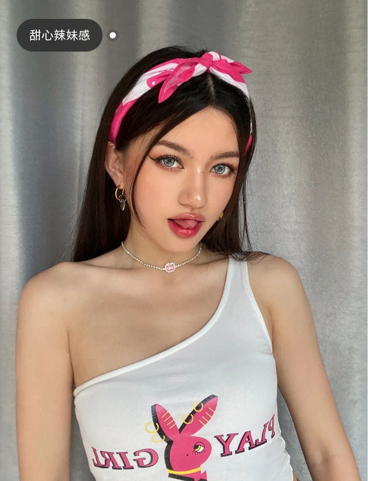 头巾的时尚扎法,lisa头巾造型