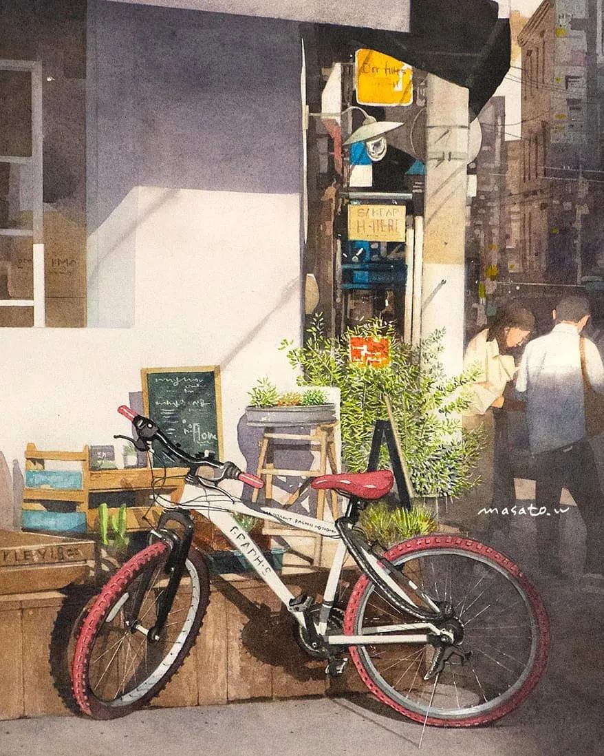 水彩大师笔下的花卉,简单唯美的水彩花卉