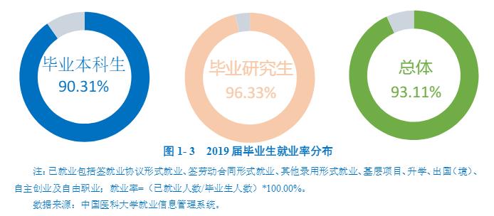 本科生就业率达95.99%,中国医科大学2019届毕业生就业现状大揭秘!