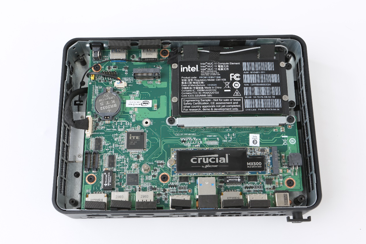 英特尔迷你主机nuc11pah拆机,英特尔nuc11代