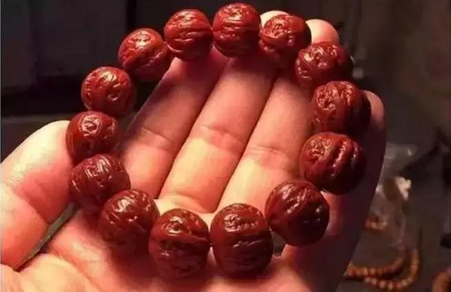 文玩手串核桃怎么上色快包浆快,文玩核桃小核桃