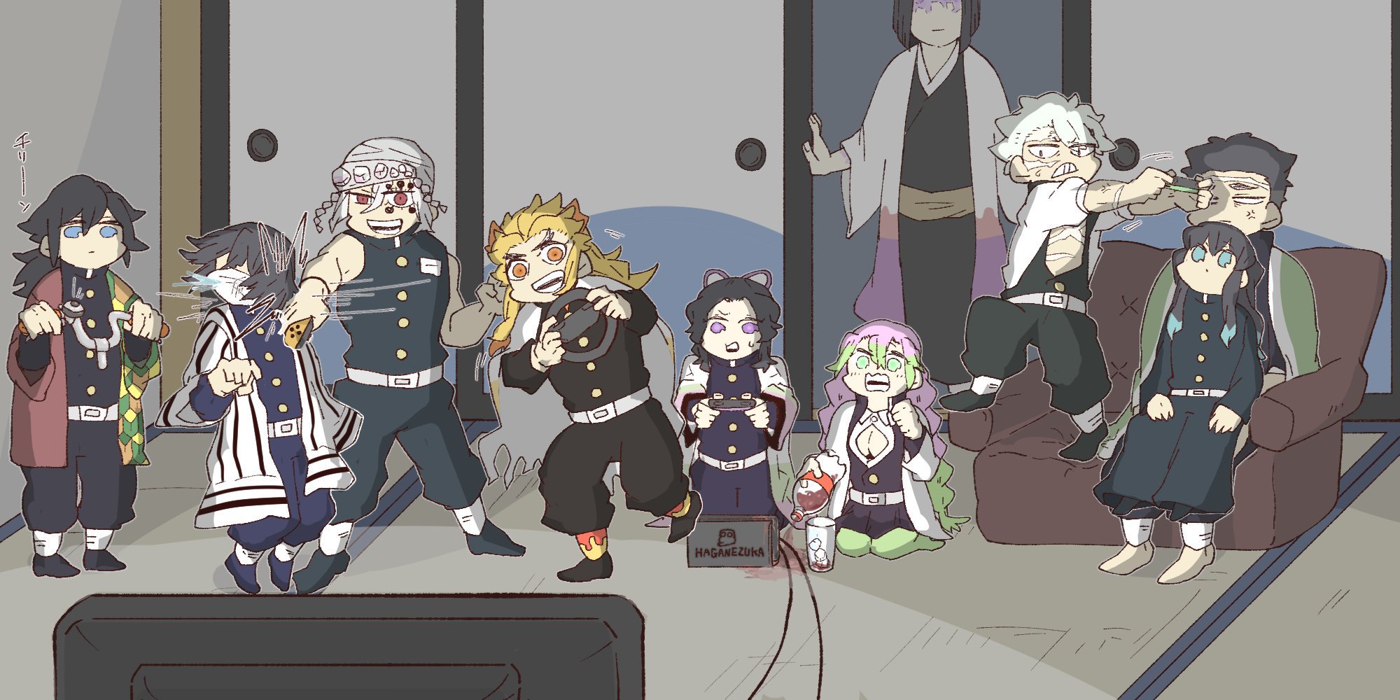 鬼灭之刃时透无一郎声音,鬼灭之刃q版9柱