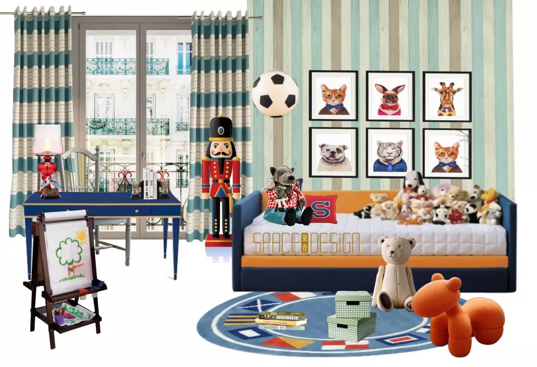 『黛壹软装』男孩房里的玩心与童趣