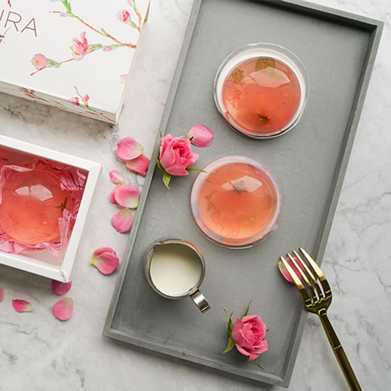 日本樱花果冻叫什么名字,颜值爆表的樱花慕斯