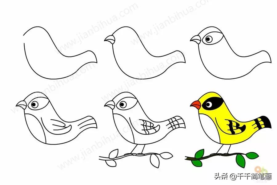 幼儿园动物的水墨画入门,儿童动物画入门简易范画