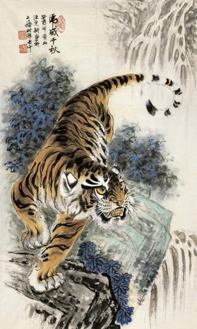 看“虎鱼大家”汪更新——画鱼，鱼翔浅底；画虎，虎啸深山