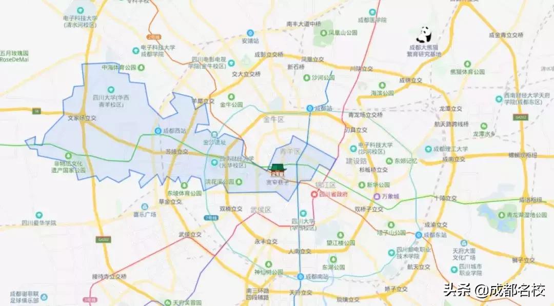 青羊区教育洼地,青羊区的教育资源