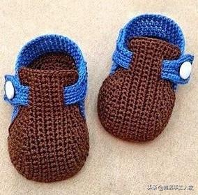 一步一步教你织宝宝鞋,宝宝鞋怎么织全过程