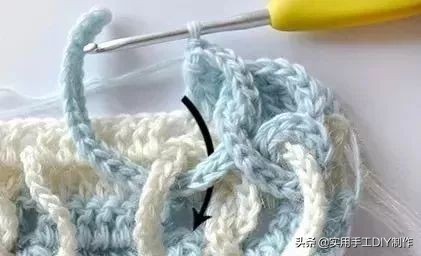 钩辫子针编织教程,钩织辫子针收尾教程视频