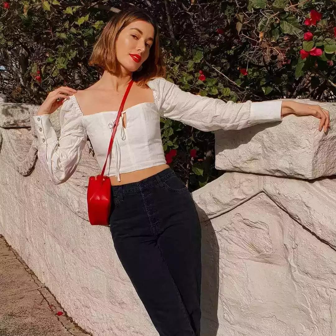 lisa圆领针织长袖罩衫,lisa短上衣推荐