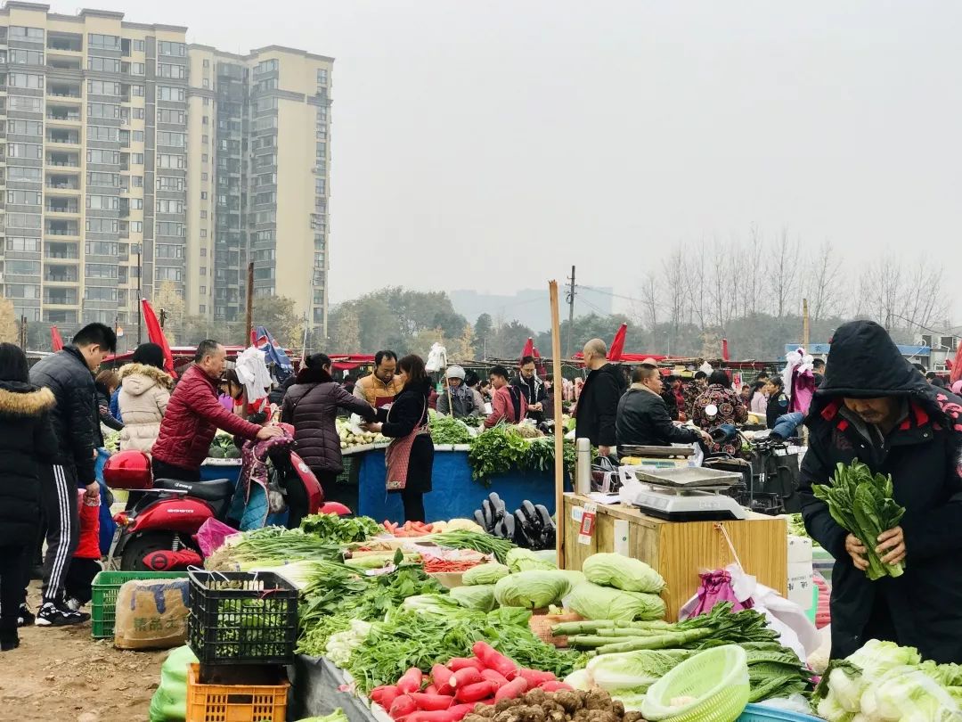 成都土桥露天集市，粗放，生机勃勃