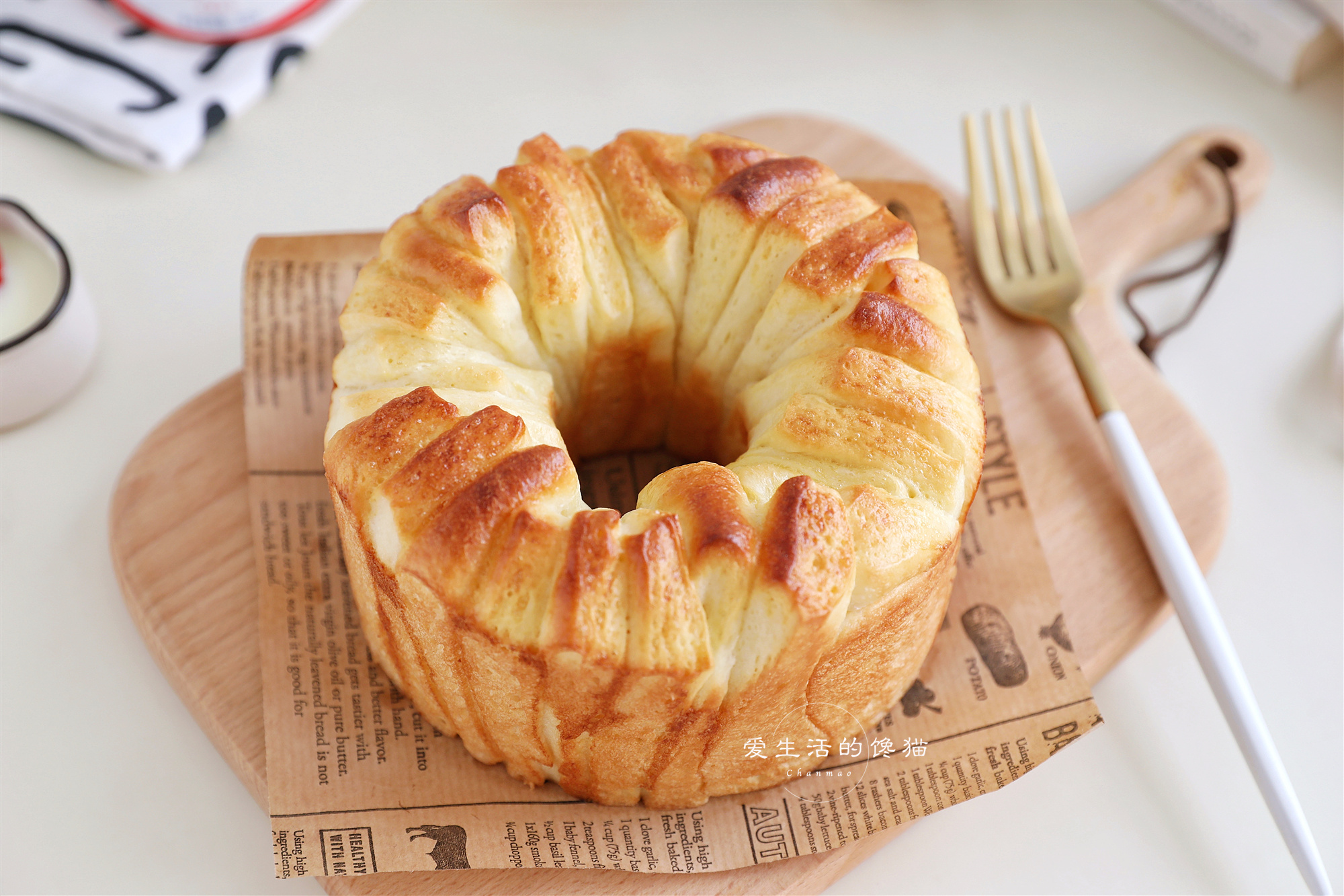 黄油炼乳手撕包,纯奶手撕包制作全过程