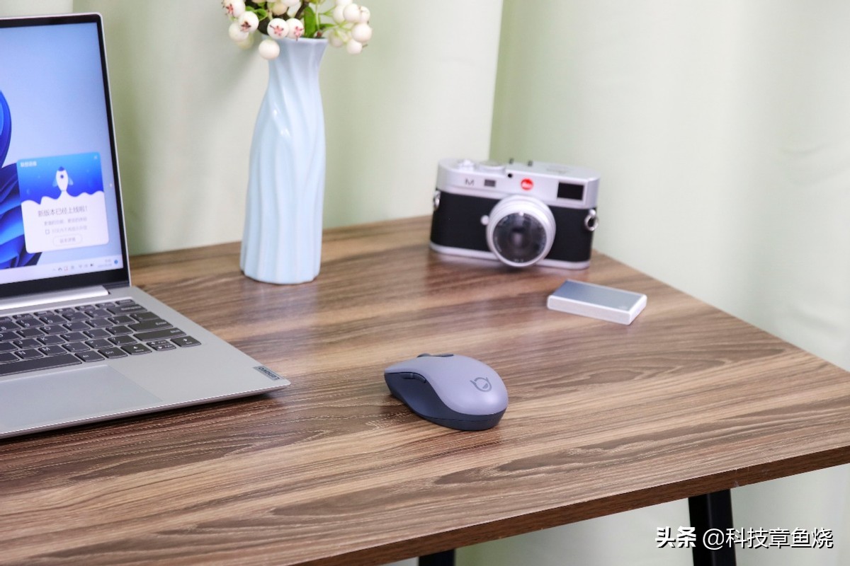 无声办公鼠标,联想双模无线蓝牙鼠标小新air测评