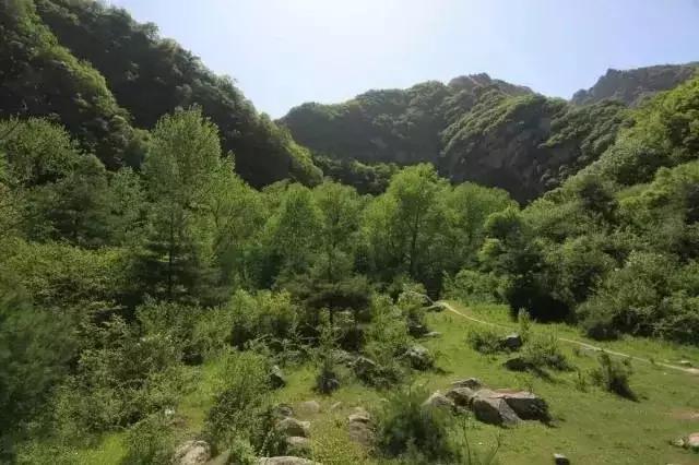 陕西小九寨，十里画廊，天然氧吧--华阴金岩沟